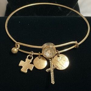 Gold Tone Spiritual Bracelet